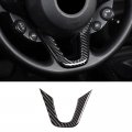 Tenwind For Mercedes Benz Smart 453 Fortwo Forfour 2016-2021 Carbon Fiber Car Steering Wheel Decoration Frame Stickers