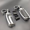 Hongk- Chrome Airflow Arrow Foot Rest Pegs With 1 And 4 Mounting Bracket Compatible Gl1800 Gl1500 Gl1100 Gl1200 Vt750 Shadow