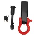 Trailer Shackle Hitch Receiver 2 Inch With 3or4in D And Tow Pin 45 000 Lbs Break Strength For Vehicle Recovery Off Road Rescue 