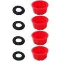 4 Pcs Replacement Gas Can Caps Coarse Thread For Storage And Transportation