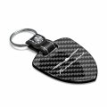 Ipick Image Made For Ford Thunderbird Real Black Carbon Fiber Large Shield-style Key Chain