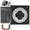 Niche Rear Right Brake Rotor Caliper Pad Kit For Polaris Ranger Ev