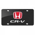 Ipick Image Made For Honda Cr-v Black Carbon Fiber Look Graphic Special Aluminum Metal License Plate
