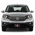 Honda Cr-v Black Carbon Fiber Look Aluminum Metal License Plate 11 88 In X 6 Special Graphic For Car And Suv