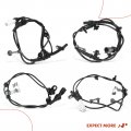 A-premium Abs Wheel Speed Sensor Compatible With Ford Lincoln Models Edge 2007-2008 Mkx 3 5l Fwd Front And Rear Driver