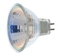 Satco S1963 50 Watt Mr16 Halogen Gx5 3 Base 12 Volt Clear Wfl 60 Beam Pattern No Harmful Ultraviolet Rays Light Bulb Lens 