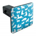 Dozens Of Dogs Pattern Tow Trailer Hitch Cover Plug Insert