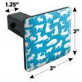 Dozens Of Dogs Pattern Tow Trailer Hitch Cover Plug Insert
