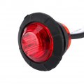 Evgatsauto Side Marker Light 10pcs 3 4in Led Lamp Bulb Clearance With Dc Terminal 12v Red Amber For Car Trailer Truck Yacht