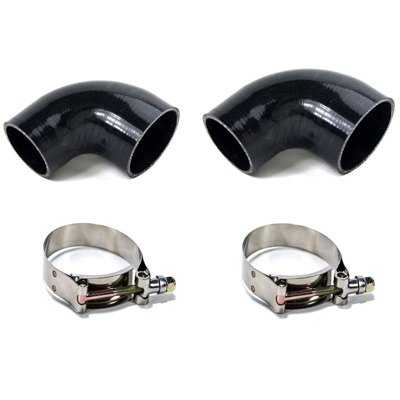 Silicone Reducer Coupler Kit 4 Pack 3 In To 2 5 And 90 Degree Elbows With T Bolt Clamps For Air Intake Intercooler Piping