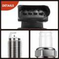 A-premium Set Of 8 Ignition Coil Pack And Iridium Spark Plugs Compatible With Audi A3 2009-2010 2012-2012 1 4l