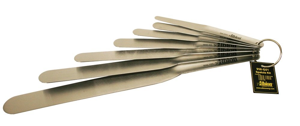 Albion Engineering 958-g01 7-piece Streamline Spatula Set