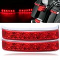 2pcs Led Saddlebag Tail Lights With Brake And Turn Signals For Harley Touring Street Road Glide Electra Ultra Classic Limited 