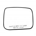 Ocpty Left And Right Driver Passenger Side Exterior Mirrors Glasss View Fit For 2008-2015 Nissan Rogue W Heated Chrome Flat