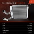A-premium Front Hvac Heater Core Compatible With Ford E-150 E-250 E-350 Club Wagon E-250 Econoline E-350 E-450 Super Duty And