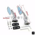 Rearview Mirrors Universal For 6mm Ducati Aprilia Yamah Yzf R1 R1s R6 R6s 600r