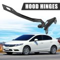 Pair Hood Hinges Driver And Passenger Side For Honda Civic 2012 2015 Ho1236127 Ho1236128 60120tr0a00zz 60170tr0a00zz Black