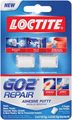 2pk Loctite Go2 Repair Epoxy Putty Stick Bond Fill Wood Metal Ceramic Plastic 