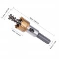 Uxcell 17 5mm Hss Drill Bit Hole Saw Stainless High Speed Steel Metal Alloy