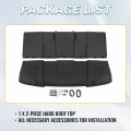 Kuafu 3-seat Utv Sport Hard Roof Compatible With 2017-2024 Polaris Ranger Xp 1000 900 Full Size 570 Replacement For 2-piece