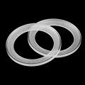 X Autohaux 2pcs For 4 Inch Car Speaker Spacer Ring Mounting Plate Acrylic 79mm Id