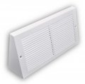 3 5 Inch Depth Stamped Steel Triangular Baseboard Grill 14 X 06 Duct Opening 