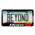 Ipick Image Made For Dodge Dart Sporty Racing Red Stripe Black Metal License Plate Frame