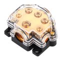Power Distribution Block Ground Cable Splitter Zinc Alloy Construction Car Audio
