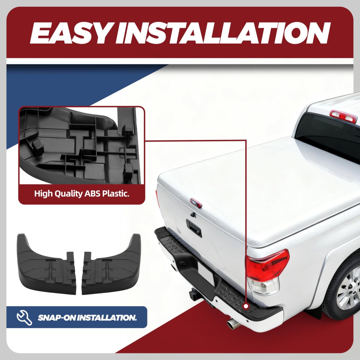 Rear Bumper Step Pad For 2007 2014 Toyota Tundra Left And Right Side Protector Guards Replacement 521630c040 521640c040