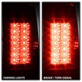 Acanii For 2008-2016 Ford F250 F350 F450 Superduty Sd G2 Black Led Rear Tail Lights Brake Lamps Driver Passenger Side