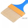 4 Paint Brush 0 35 Thick Soft Nylon Bristle With Pp Handle Paintbrush For Wall Cabinets Fences 5pcs