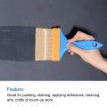 4 Paint Brush 0 35 Thick Soft Nylon Bristle With Pp Handle Paintbrush For Wall Cabinets Fences 5pcs