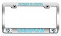 I D Rather Be Catching Tarpon Fishing Chrome Metal License Plate Frame Tag Holder B12 