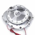 Httmt- Chrome Yellow Led Engine Clutch Cover Compatible With 2006-2014 Kawasak Zx14r Zzr 1400 Right P N Mt313-004a-cd Yellow