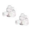 Recpro Rv Plumbing Hardware 06912 Compression To 1 Male 3-way Directional Bypass Shutoff Valve Pex Pipe Tubing Fittings 2 