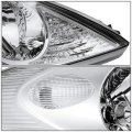 Auto Dynasty Lx2502114 Oe Style Chrome Housing Driver Left Side Headlight Lamp Compatible With Lexus Es300 2004 Es330 02-03