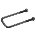1 Set 0 Square U-bolts 50mm 1 97 Inner Width 150mm 5 91 Length 304 Stainless Steel U-clamp Bolt Electroplated With Nuts For 