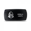 Ch4x4 Rocker Switch Gorilla Lights Symbol Horizontal Red Led