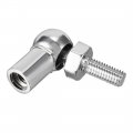 Uxcell Gas Spring End Fitting M6 Female Thread 6mm Round Handle Dia A3 Steel 2pcs