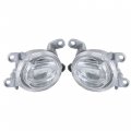 Labwork 1 Pair Fog Lights Lamps Replacement For 2019-2021 Corolla Hatchback Clear Lens With Bulbs Switch Harness Bezel Kit