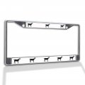 Fastasticdeals Metal Insert License Plate Frame Nubian Goat A Weatherproof Car Accessories Chrome 2 Holes Solid 