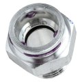 Engine Oil Cooler Line Connector For Chevy Camaro 2010 2011 2012 2013 2014 2015 Alloy Steel Threaded End 2 0 75 In Outside