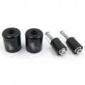 Smt-compatible With Suzuki Hayabusa Gsx1300r 99-16 Cnc Aluminum Billet Bar End Rubber B0788k4tl2