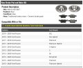 Rear Ceramic Brake Pads And Rotor Kit Compatible With 2013-2020 Ford Fusion