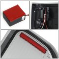 Full Led Tail Light Brake Lamps Compatible With Ford F150 94-14 Driver And Passenger Side Chrome Housing Clear Lens