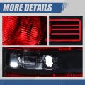 Factory Style Rear Tail Light Brake Lamp Compatible With Ford F-150 Fleetside Bed 2009-2014 Passenger Right Side Black Housing