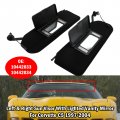 Topteng Sun Visor Vanity Mirror C5 Black Sunvisors Shaded Fit For Corvette 8 Cyl 5 7l 1997-2004