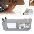 X Autohaux Front Left Driver Side Car Sun Visor With Mirror 74320-42501-b2 For Toyota Rav4 Sunroof Light 2006 2007 2008 2009