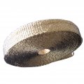 Jdmspeed New Heat Fiberglass Exhaust Pipe Header Wrap Tape Titanium Lave 1 X50ft Foot Roll