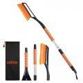 40 In 2 1 Detachable Snow Brush And Ice Scraper For Car Windshield No Scratch Bristles With Ergonomic Grip Suvs Trucks Cars 